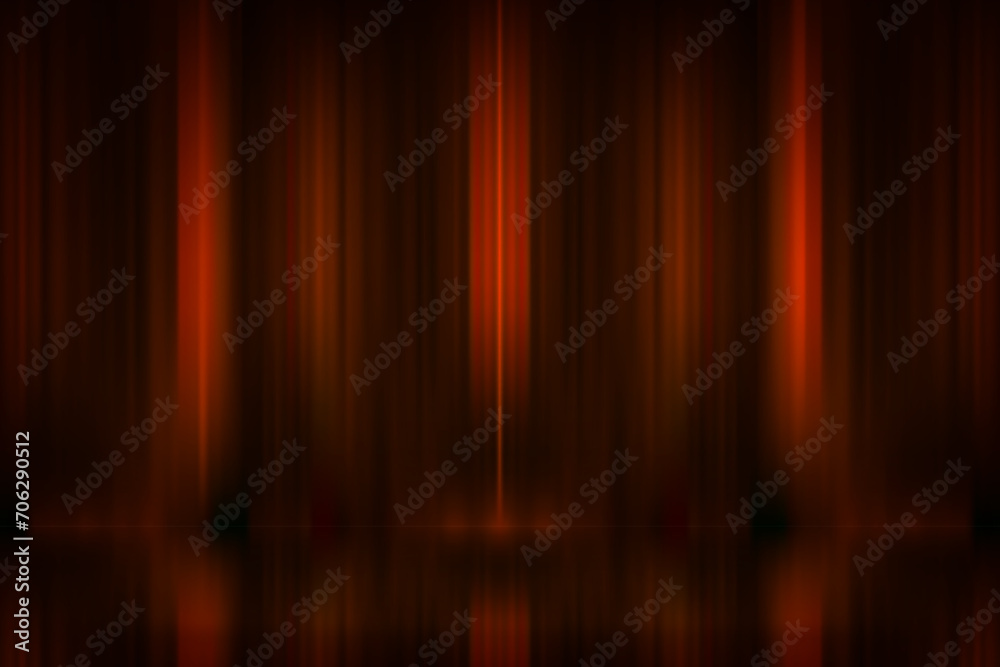 Aufkleber abstract dark red studio with mirror floor. design product template. 3d vector mockup