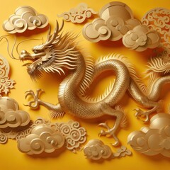 Fototapeta premium chinese new year dragon