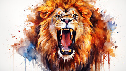 lion head - obrazy, fototapety, plakaty