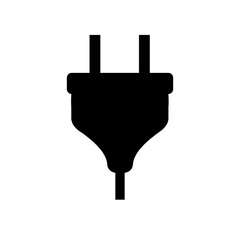 Electric Plug Icon Set | Electric plug flat svg vector icon | Electricity and energy symbol