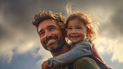 Fototapeta premium dad_and_doughter