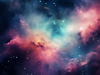 Cosmic Canvas: Exploring the Beauty of Nebula Clouds in Space, Celestial Splendor: Captivating Images of the Majestic Nebula Clouds, Galactic Masterpiece: The Enchanting Beauty of Nebula Clouds Across - obrazy, fototapety, plakaty