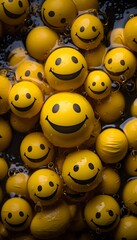 Emoticon Extravaganza: A Vibrant Collection of Expressive Emojis, Emoji Mosaic: A Colorful Array of Playful Emoticons, Emojiland Showcase: A Diverse Collection of Expressive Icons.