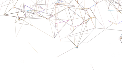Concept of Network, internet communication. 3d illustration