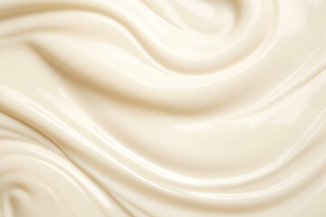 ホイップクリーム、生クリームの写真(高級、牛乳) A picture of whipped cream . Generative AI 