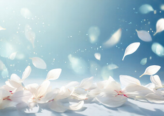 綺麗な花びらの背景テクスチャー	
