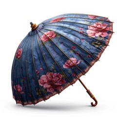 Beautiful Female Umbrella On White Background, White Background, Illustrations Images