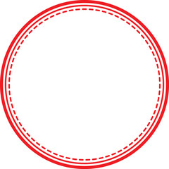Fototapeta premium blank red rubber stamp
