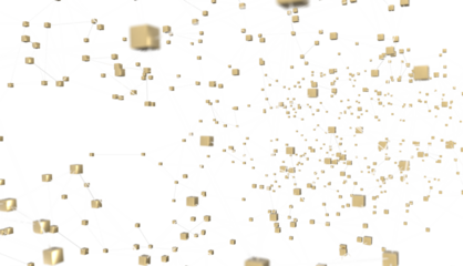 Global network background. Connecting triangles. Globe of the earth. abstract planet in space. 3d rendering