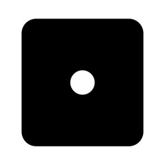 Dice Cubes Filled Icon Set | Ludo Dice Flat Icon | Game Dices for Casino, Gamble