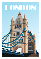 Fototapeta na wymiar tower bridge city london
