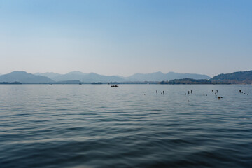 lake in the mountains