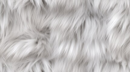 Obraz premium Chinchilla fur seamless pattern. Repeated background of fluffy texture.