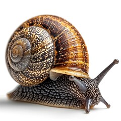 Image Snail On White Background, White Background, Illustrations Images