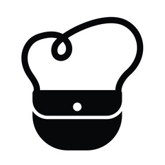 women bag icon for graphic and web design, handbag icon