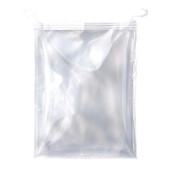 White Bag Pack Opened isolated on transparent background
