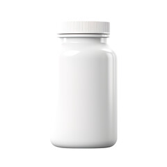 blank white plastic bottle isolated on transparent background Remove png, Clipping Path, pen tool