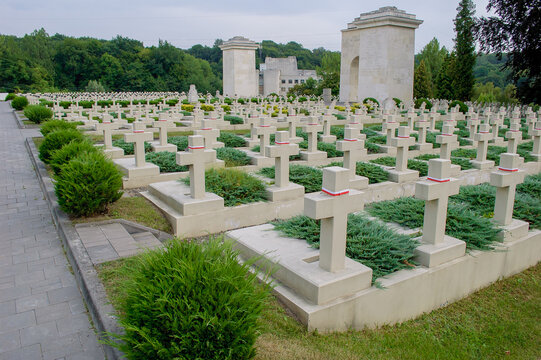 Cemetery of the Lw&oacute;w Eaglets, part of the Lychakiv Cemetery. The oldest historic necropolis of Lviv.