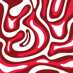 Fototapeta premium abstraction, colorful background for advertising, banner or textile consisting of bright red and white, vector illustration