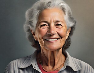 Modern Aging' with hyper-realistic images. The beauty of wisdom and vitality.