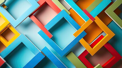 Abstract background with cubes.