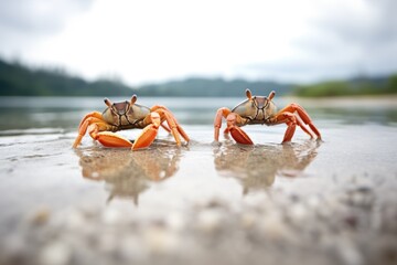 crabs during beach spawning season
