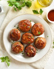 Minced pork and beef cutlets