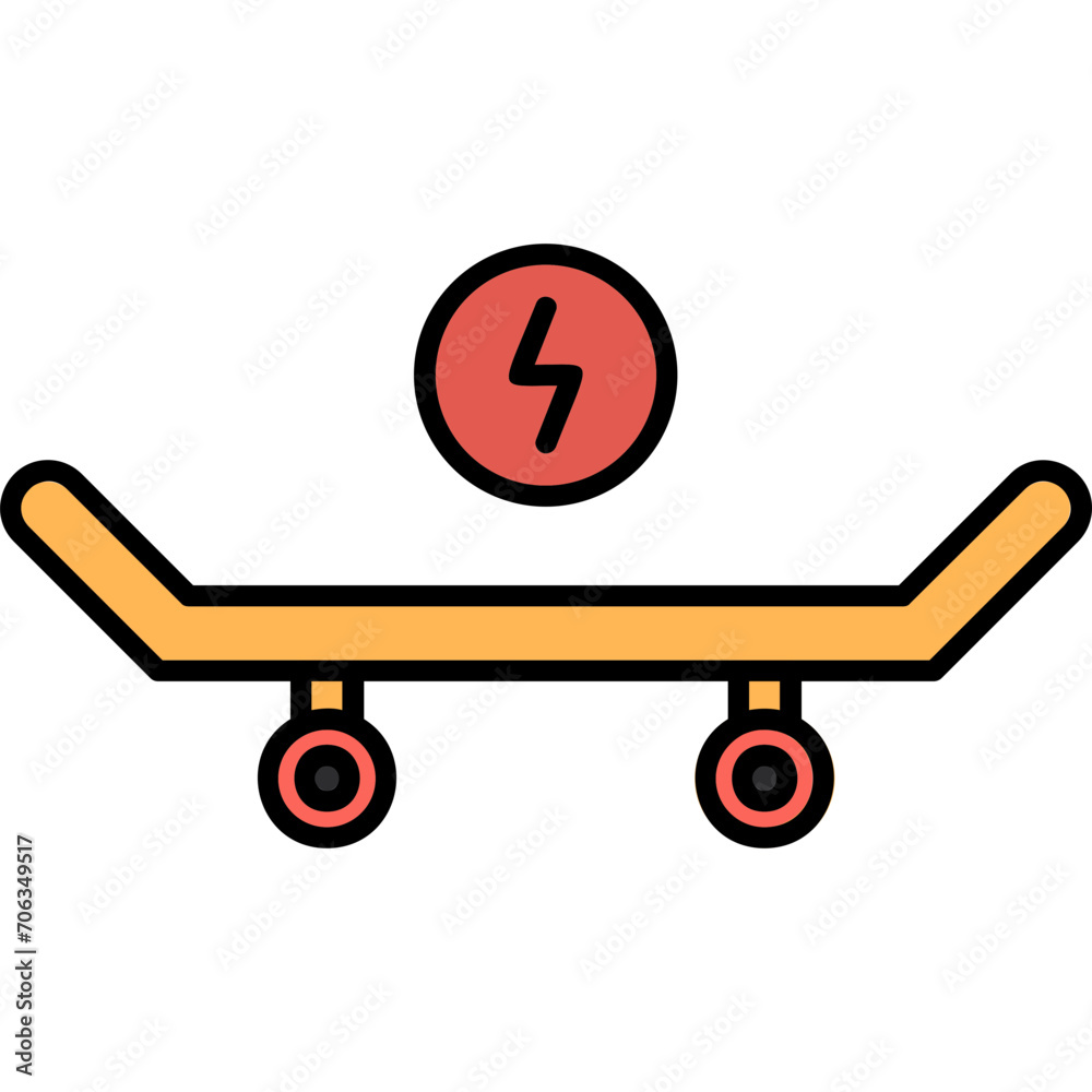 Poster Skateboard Icon