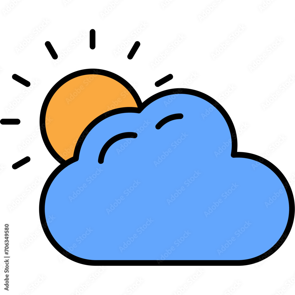 Sticker weather icon