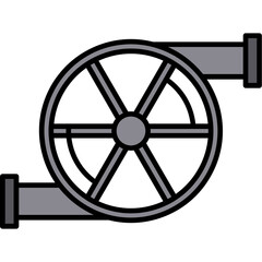 Obraz premium Turbo Icon