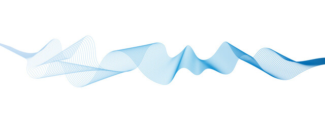 Abstract colorful blue sound, voice, music curved and wave lines background.  Abstract volume voice technology vibrate wave and music background. Abstract music wave, radio signal, voice background.