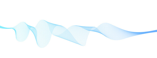 Abstract colorful blue sound, voice, music curved and wave lines background.  Abstract volume voice technology vibrate wave and music background. Abstract music wave, radio signal, voice background.