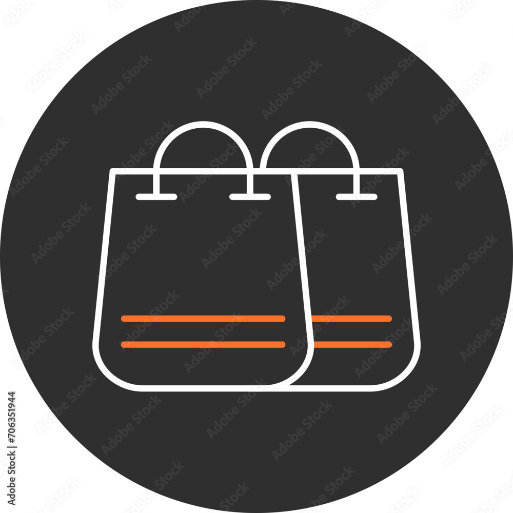 Canvas Prints shopping bag icon