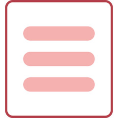 Obraz premium Menu Icon