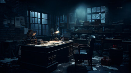 Gritty Detectives Office