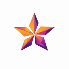 abstract star shape