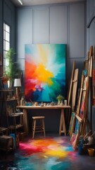 Vibrant Art Studio