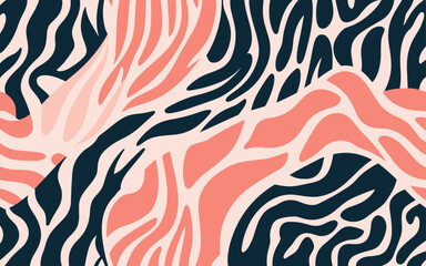 Obraz premium Abstract animal skin pattern background. Good for fashion fabrics, postcards, email header, banner, events, covers, advertising, and more. Valentine's day, women's day, mother's day background.