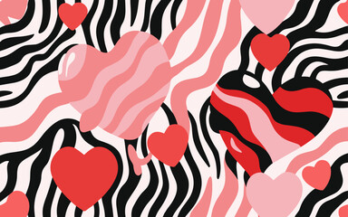 Fototapeta na wymiar Abstract animal skin pattern background. Good for fashion fabrics, postcards, email header, banner, events, covers, advertising, and more. Valentine's day, women's day, mother's day background.