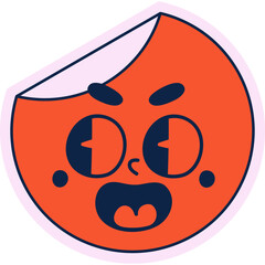 Retro Emoji Sticker