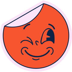 Retro Emoji Sticker
