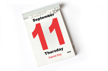 11 . September 2025  Patriot Day