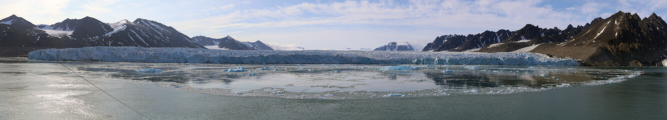Fototapeta na wymiar panorama de l arctique