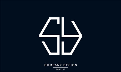 SY, YS, Abstract Letters Logo Monogram