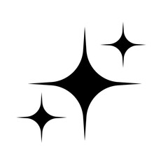 Three stars line icon. Sky, night, space, constellation, starfall, telescope, firmament, radiance. Vector icon for business and advertising