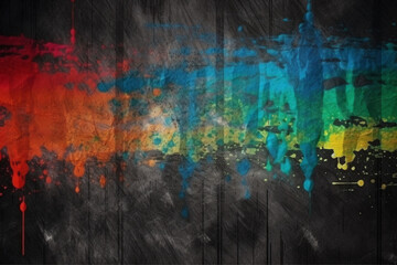 Multicolored abstract dirty grunge background