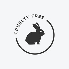 Cruelty free icon. Eco friendly, natural, cruelty free and gentle on skin icon. cruelty free symbol sign icon for graphic, web, ui ux, mobile design