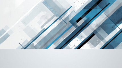 Obraz premium Abstrakcyjna tekstura z niebiesko-szarymi liniami i paskami na białym tle z miejscem na projekt nadruku, tapetę, kartę