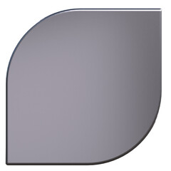 silver abstract shape