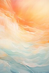 Obraz na płótnie Canvas Abstract water ocean wave, peach, salmon, coral texture